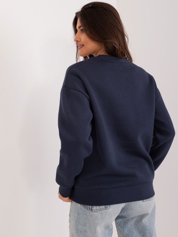Bluza-D10606BA02565C-granatowy rozmiar - S