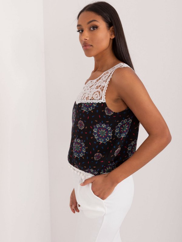Top-AT-TP-22501B.01X-czarno-niebieski rozmiar - M/L