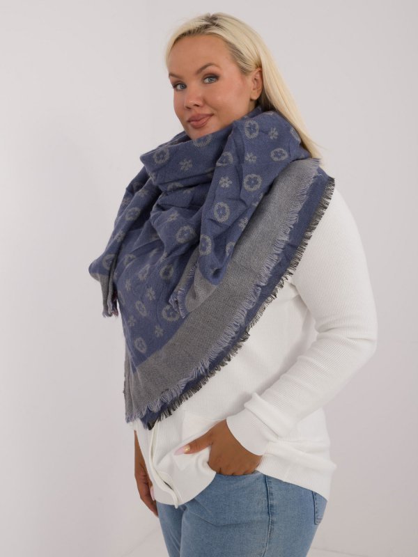 Szalik-AT-SZ-1701.61-szaro-niebieski rozmiar - ONE SIZE