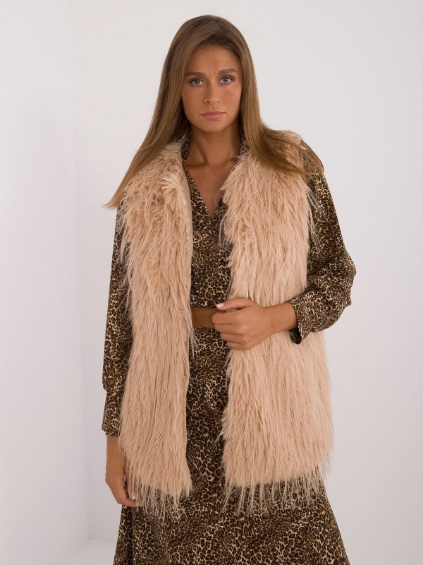 Kamizelka-AT-KZ-2349-1.49-camelowy rozmiar - M/L