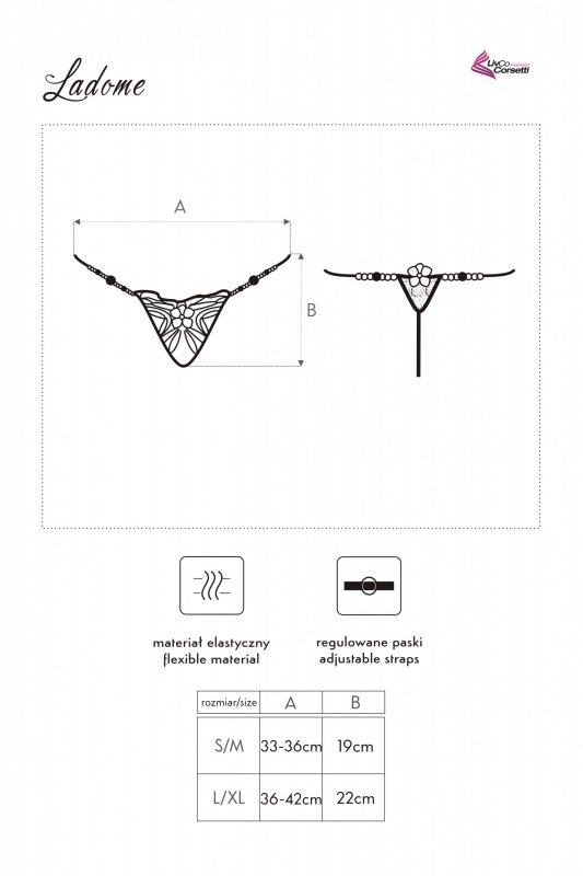 Panty Ladome LC 90516 LivCo Corsetti Fashion rozmiar - L/XL