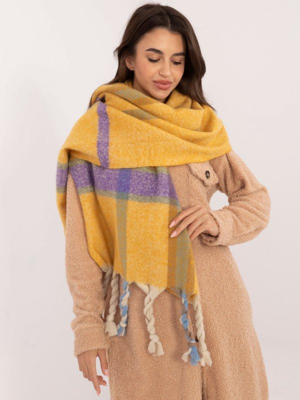 Szalik-AT-SZ-2315.33-ciemny żółty rozmiar - ONE SIZE