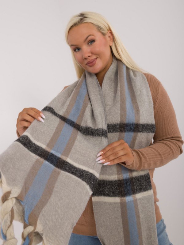 Szalik-AT-SZ-2315.33-szary rozmiar - ONE SIZE