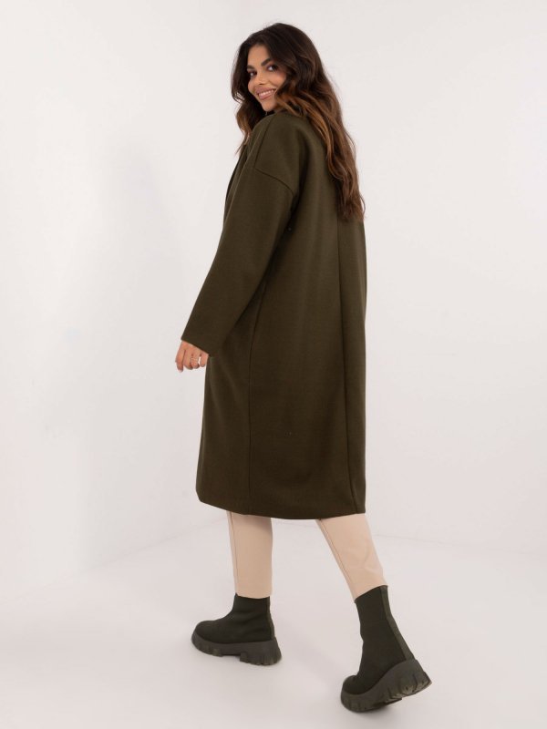 Płaszcz-TW-PL-BI-7298-2.14-khaki rozmiar - S