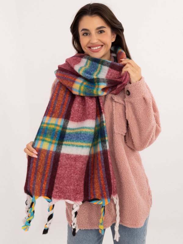 Szalik-AT-SZ-231501.03X-bordowy rozmiar - ONE SIZE