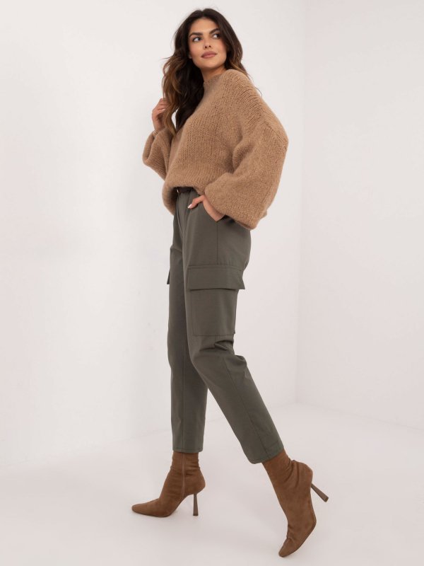 Spodnie-TW-SP-BI-6-1313.47-khaki rozmiar - ONE SIZE