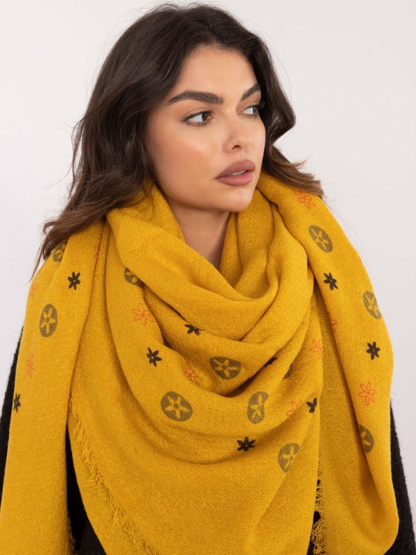Szalik-AT-SZ-23504.93P-ciemny żółty rozmiar - ONE SIZE