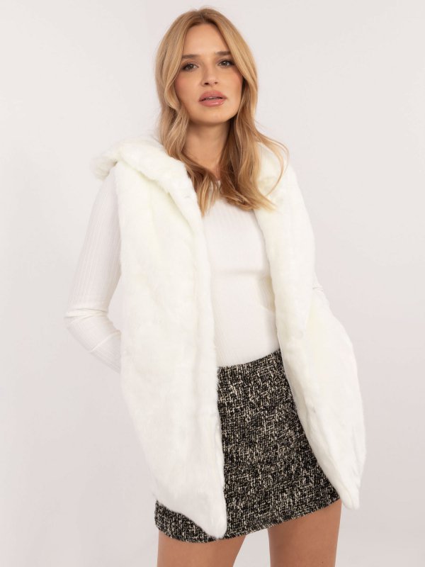 Kamizelka-AT-KZ-05201.95P-ecru rozmiar - M/L