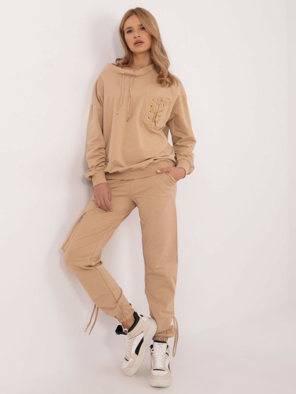 Komplet-CLM-KMPL-1278.08P-camelowy rozmiar - XL