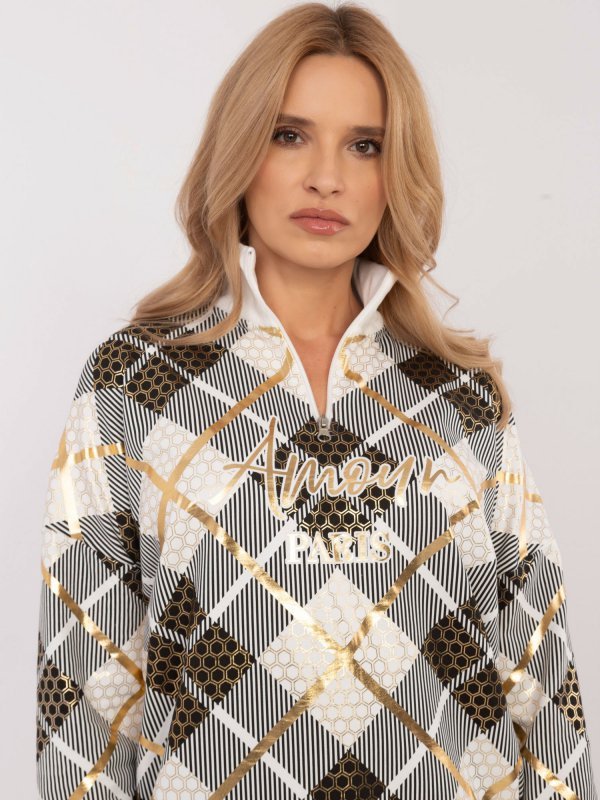 Bluza-CLM-BL-1259.59-ecru rozmiar - M