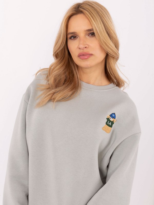 Bluza-CLM-BL-1283.19X-jasny szary rozmiar - XL