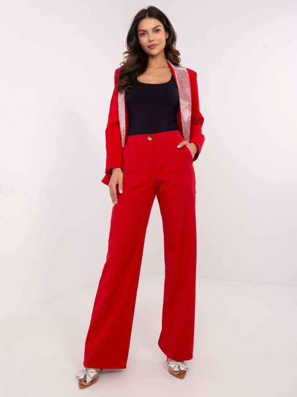 Spodnie-LK-SP-509755.04-czerwony rozmiar - 42