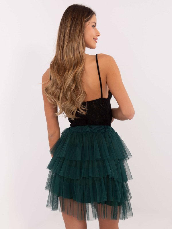 Spódnica-TW-SD-BI-0517.84-ciemny zielony rozmiar - ONE SIZE