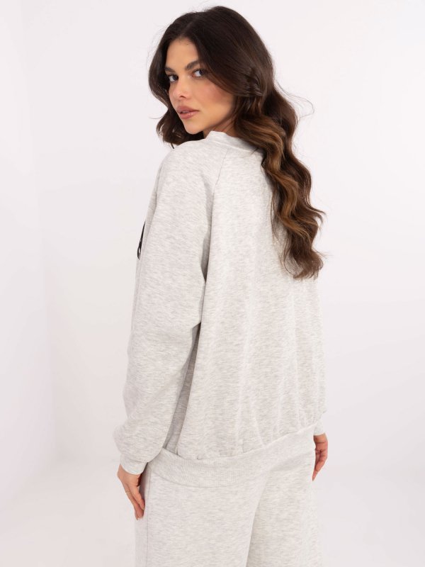 Bluza-EM-BL-857-1.02X-jasny szary rozmiar - ONE SIZE