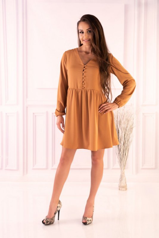 Sukienka Mayonati Camel D37 rozmiar - L