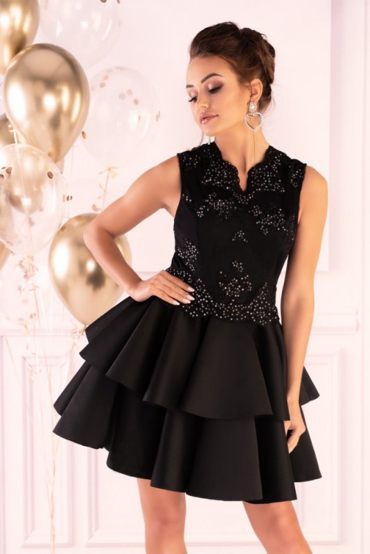 Sukienka Karieela Black 90543 rozmiar - L