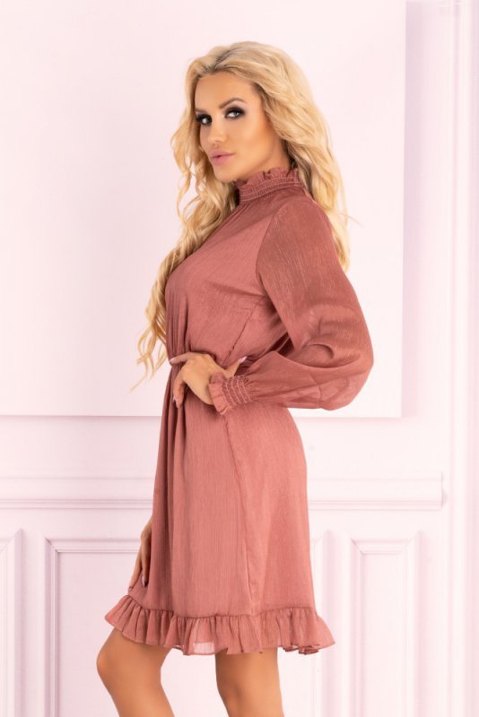 Sukienka Collya Dusty Rose F19-D73 rozmiar - 2XL