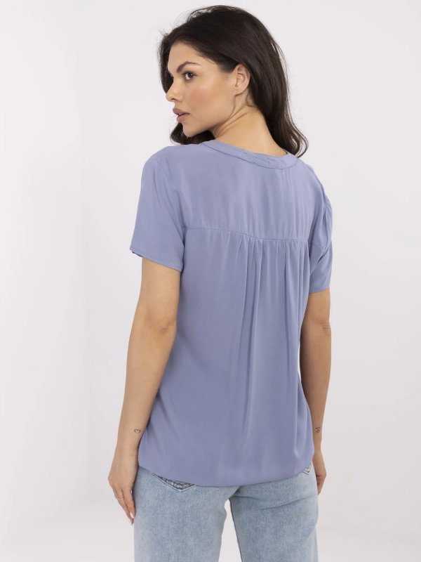 Bluzka-D73761M11173A-szaro-niebieski rozmiar - S