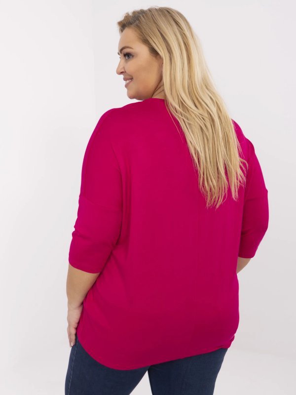 Bluzka-RV-BZ-A524.80-fuksjowy rozmiar - ONE SIZE