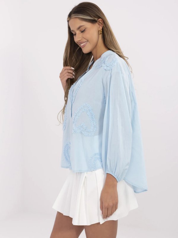 Bluzka-TW-KS-BI-3145.67-jasny niebieski rozmiar - L