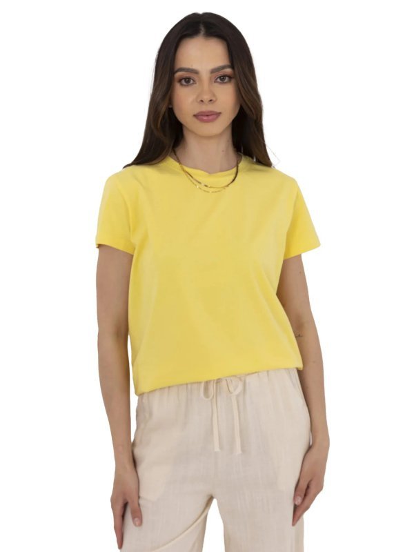 T-shirt-CLM-TS-1640.87-żółty rozmiar - M