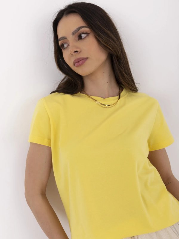 T-shirt-CLM-TS-1640.87-żółty rozmiar - M
