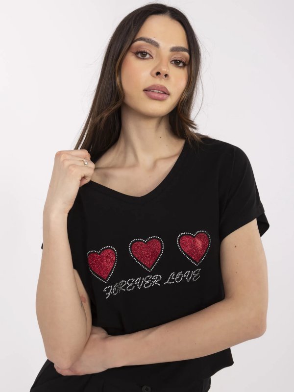 T-shirt-CLM-TS-1708.83-czarny rozmiar - S