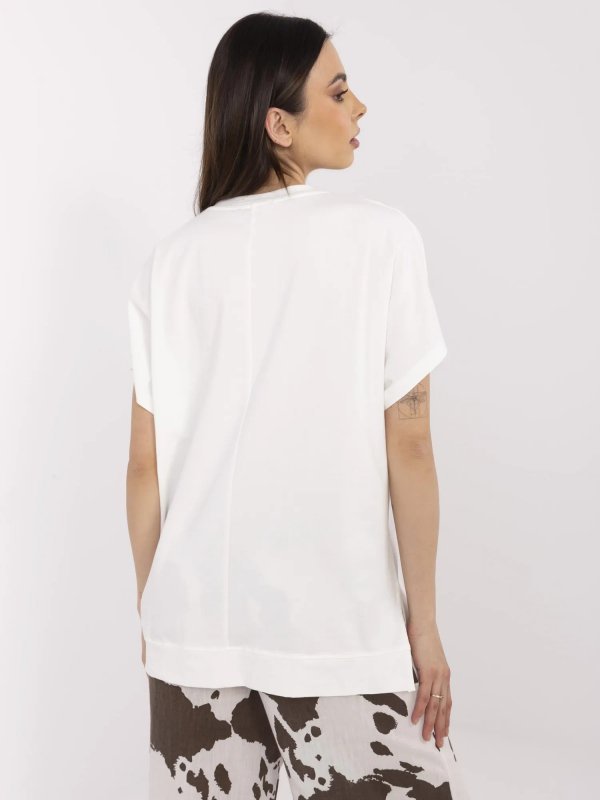 Bluzka-CLM-BZ-1701.81-ecru rozmiar - L/XL