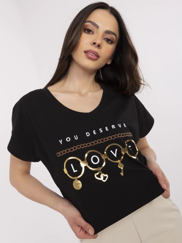 T-shirt-CLM-TS-1729.86-czarny rozmiar - S