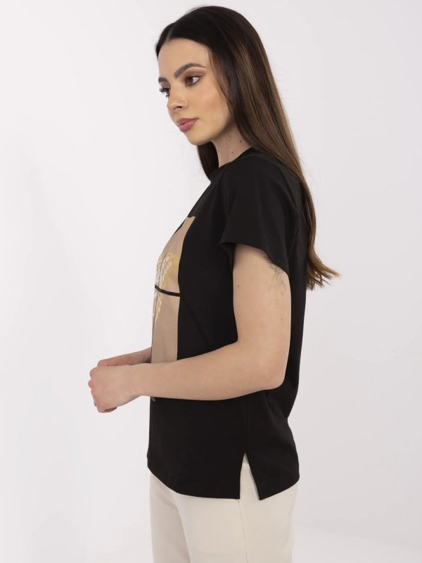 T-shirt-CLM-TS-1704.85-czarny rozmiar - M