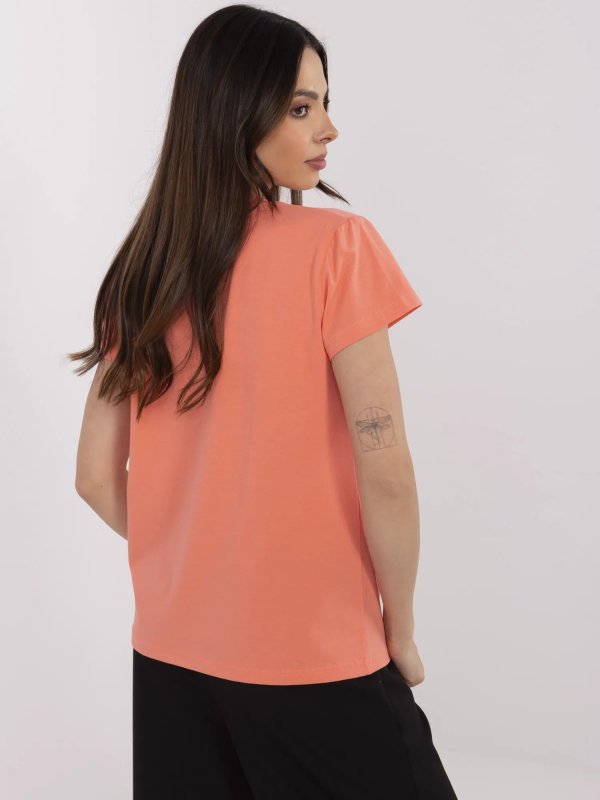 T-shirt-CLM-TS-1726.87-koralowy rozmiar - M