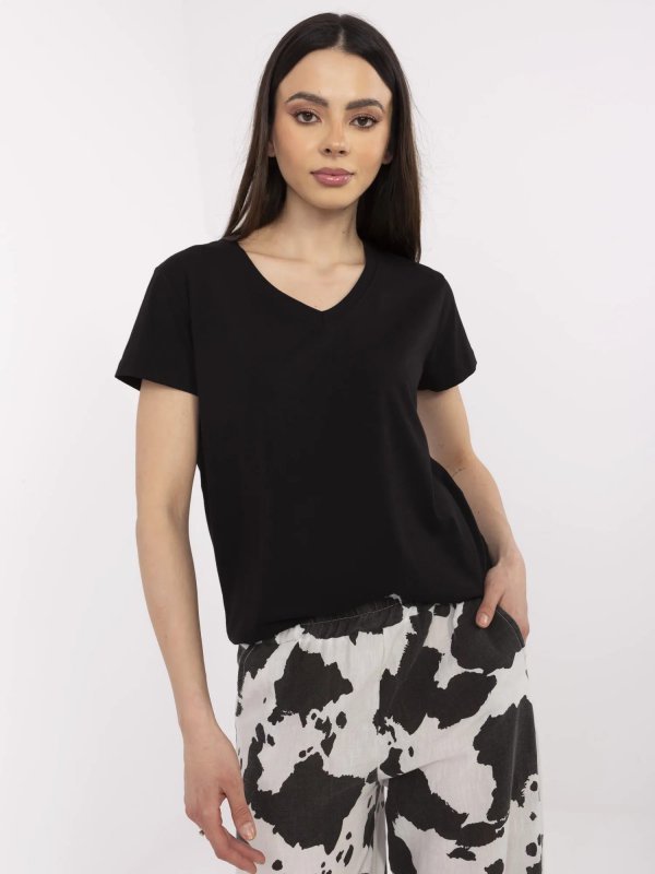 T-shirt-CLM-TS-1639.12-czarny rozmiar - S