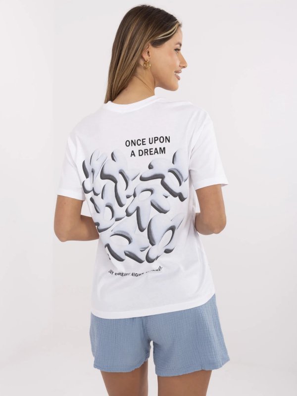 T-shirt-D12022AC02705A-biało-niebieski rozmiar - S