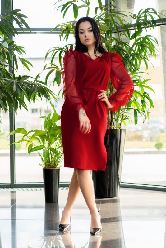 Sukienka Ereve Red D08 rozmiar - S