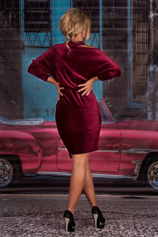 Sukienka Milona Maroon 0112 rozmiar - L