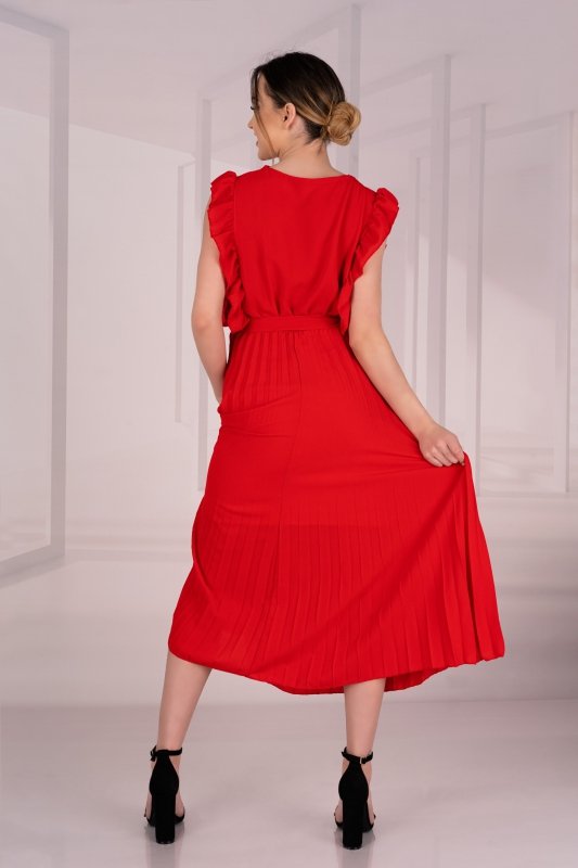 Sukienka Merlotina Red D03 rozmiar - L