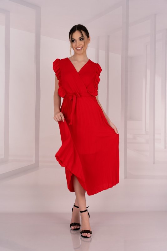 Sukienka Merlotina Red D03 rozmiar - L
