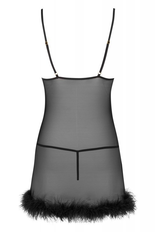 Zmysłowa Koszulka Damska Zerunam Black Czarny LivCo Corsetti Fashion rozmiar - S/M