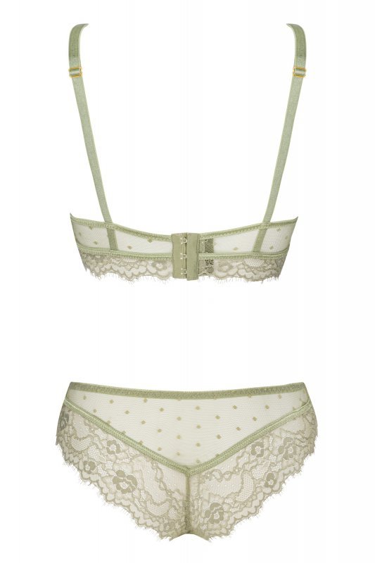 Zmysłowy komplet Pine Khaki LivCo Corsetti Fashion rozmiar - S/M