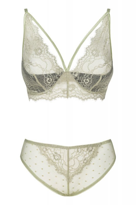 Zmysłowy komplet Pine Khaki LivCo Corsetti Fashion rozmiar - L/XL