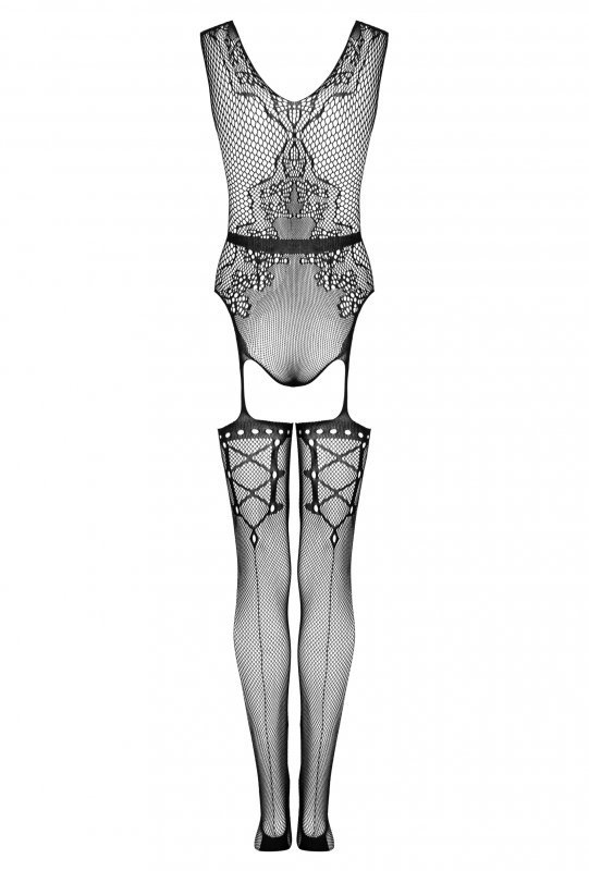 Bodystoking Nustola Black Czarny LivCo Corsetti Fashion  rozmiar - S/L