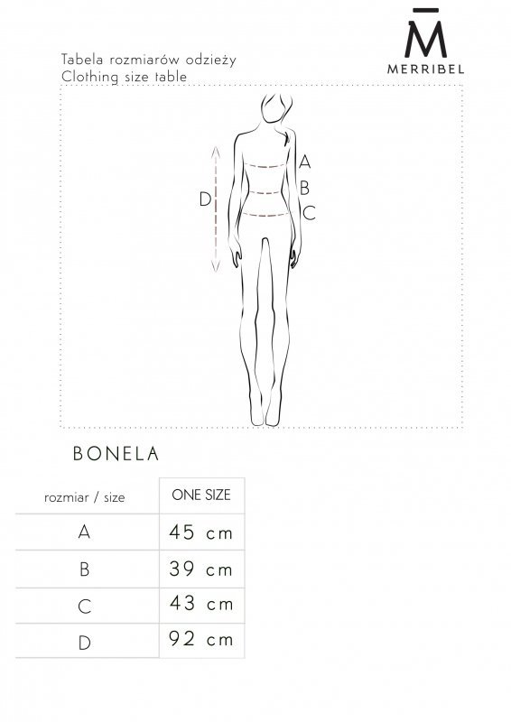 Sukienka Bonela Black rozmiar - ONE SIZE