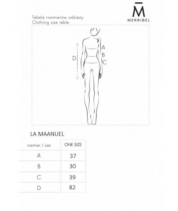 Sukienka La Maanuel Chaber rozmiar - ONE SIZE