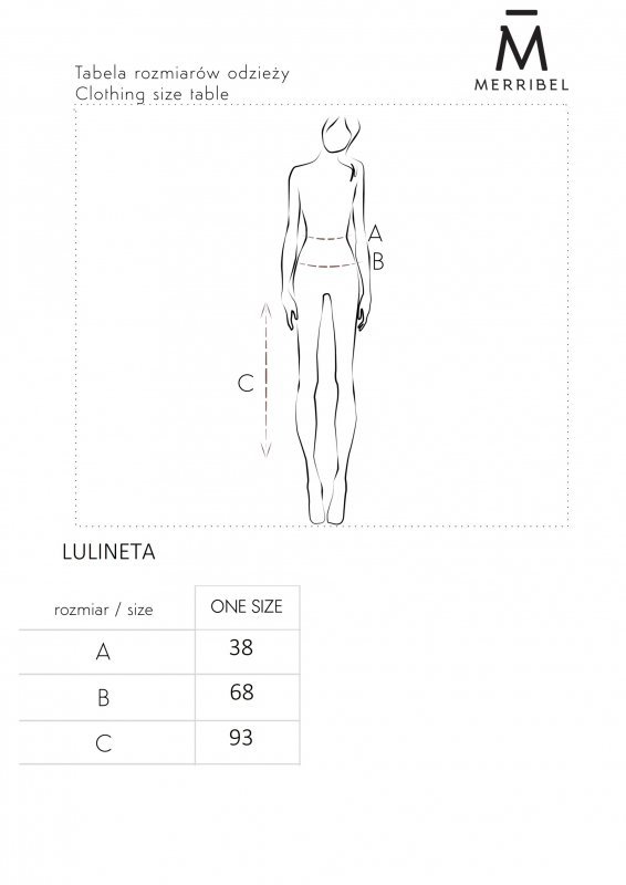 Merribel zwiewna długa spódnica Lulineta Różowa/Pink rozmiar - ONE SIZE