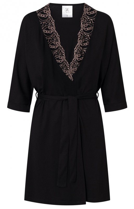 Szlafrok Damski Model Sensuella 172556 Black - Momenti Per Me