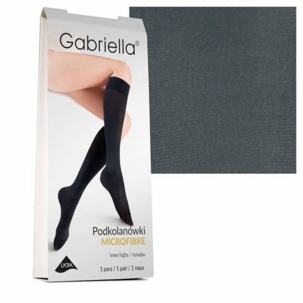 Podkolanówki microfibra 60 den 501 grafit