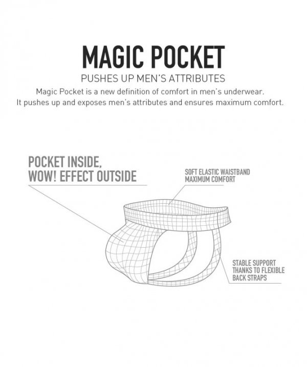 Atlantic Slipy otwarte jockstrap 2BMP 1591 2-pak czarne