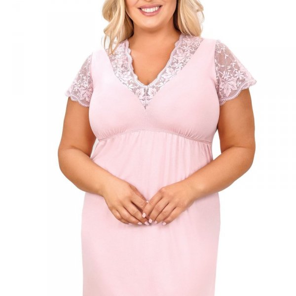 Donna Koszula nocna Sonia pudrowy róż plus
