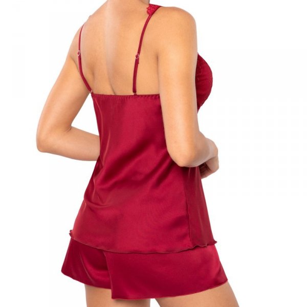 Donna Piżama damska Mari 1/2 bordowa