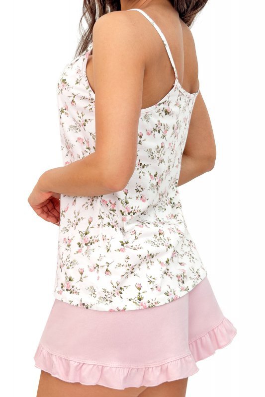 Donna Piżama damska Emilia top pudrowy róż